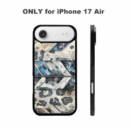 iPhone 17 Air Case — Iridescent Leopard Print Arrow Animal Print, Personalized Phone Case