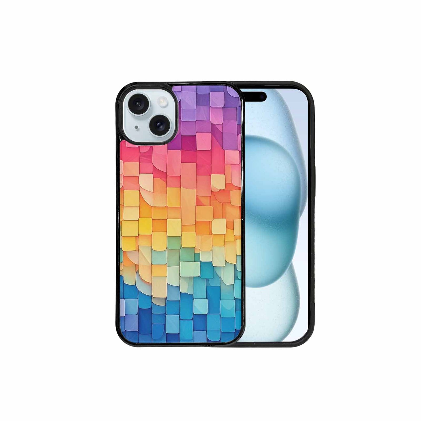 iPhone 15 Plus Case — Color Gradient Fade Pattern Hundreds Of, Unique Phone Case Design