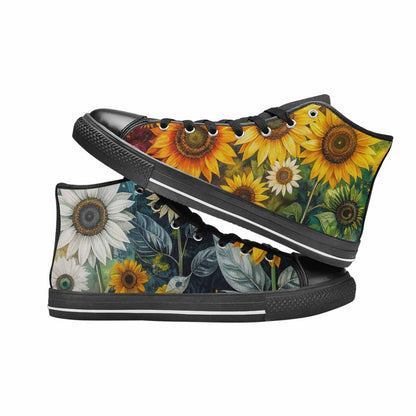 MEN'S Blend Melt Them High Top Canvas Vibrant Chaos Custom Sneakers