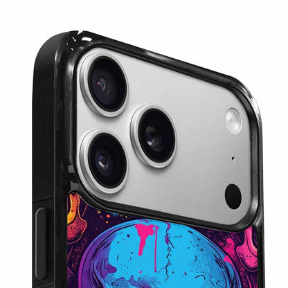 iPhone 17 Pro Case — Skulls Splatter Comic Gothic Skulls, Original Design Phone Case