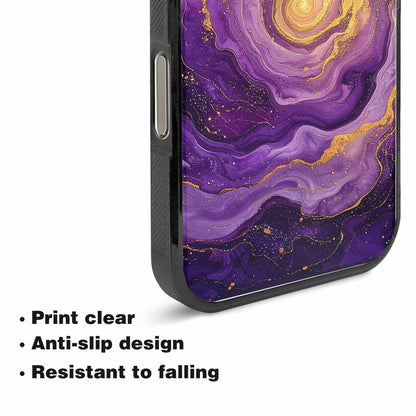 iPhone 15 Pro Max Case — Swirling Brushstroke Starry Night Texture Blended, Unique Phone Case Design