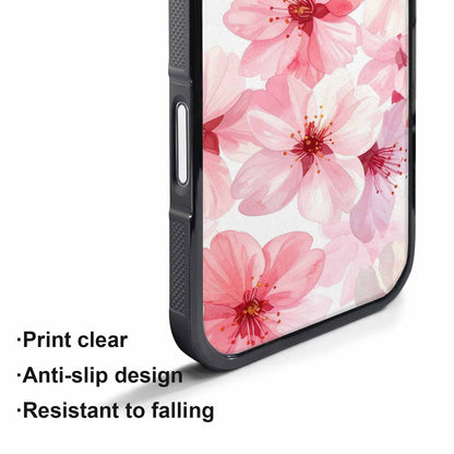 iPhone 17 Pro Case — Japanese Cherry Blossom Pattern Sakura Floral, Custom Print Case Cover