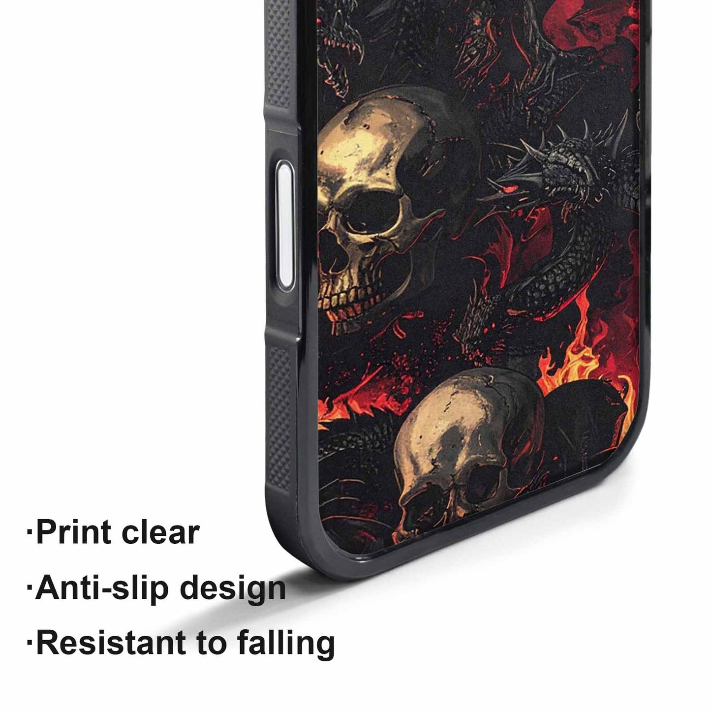 iPhone 17 Air Case — Skull Dark Art Gothic Print Gothic, Custom Made Phone Cover