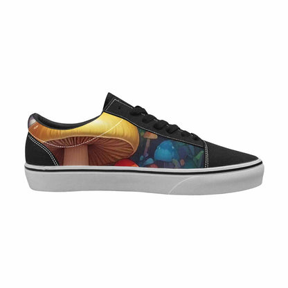 WOMEN'S Overlapping Endlessly No Empty Lace-Up Canvas Vibrant Chaos Sneakers