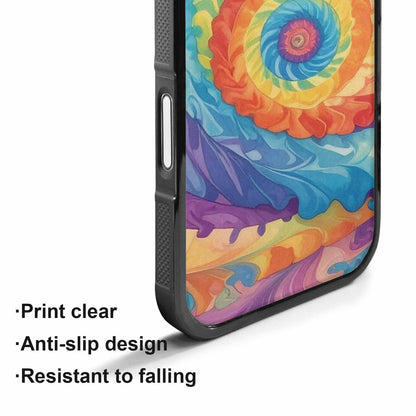iPhone 17 Case — Tie Dye Swirls Tie Dye, Customized Protective Case