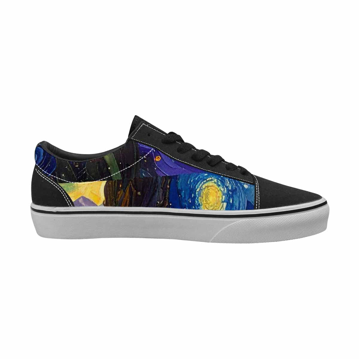 WOMEN'S Blend All Versions Canvas Lace-Up Wallpaper Art Custom Sneakers