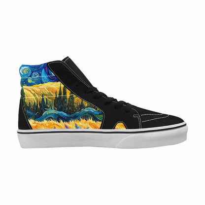 WOMEN'S Blend All Versions High Top Canvas Dark Academia Custom Sneakers
