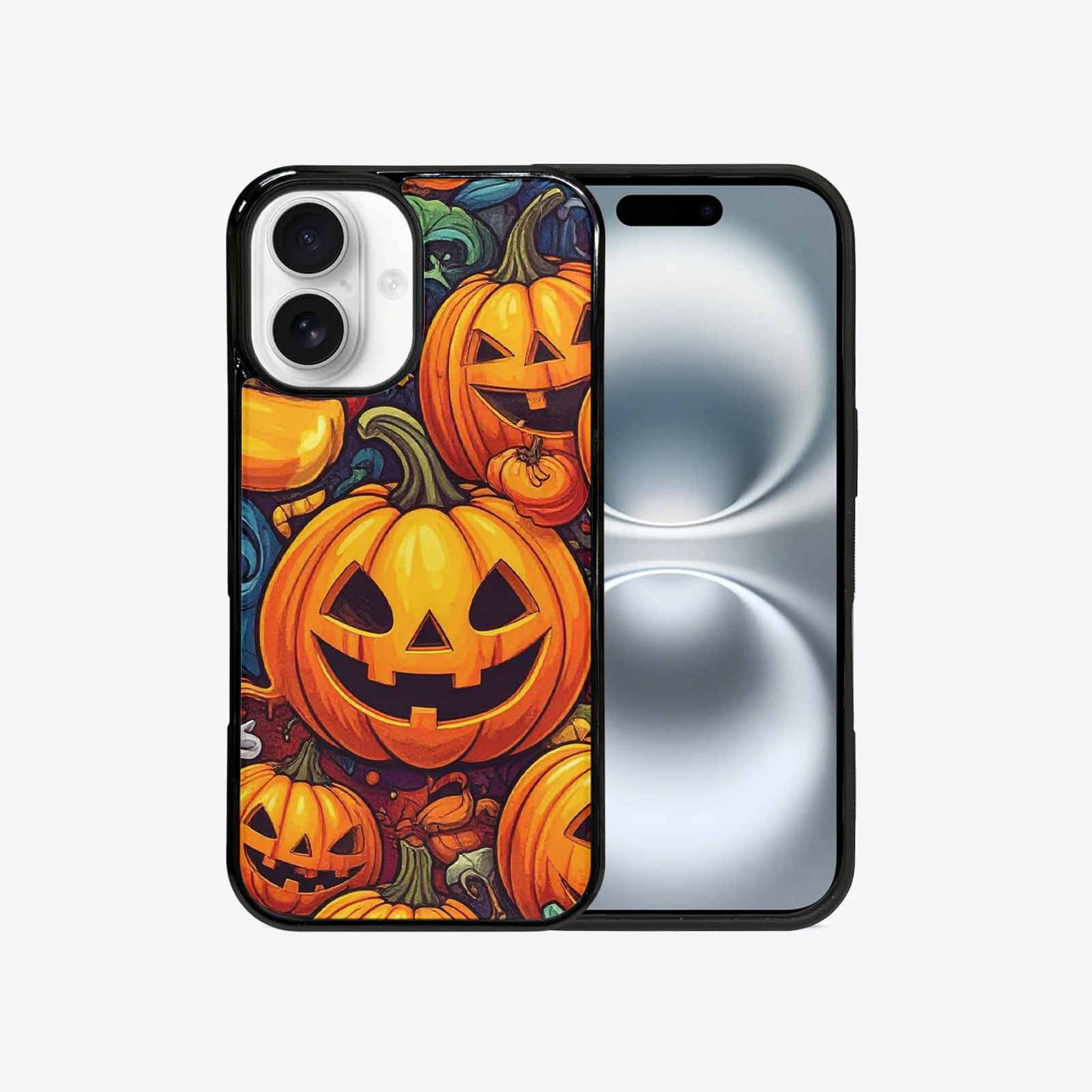 iPhone 16 Case — Halloween Witches Ghouls, Custom Art Phone Cover