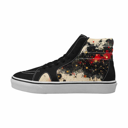 MEN'S Zodiac Constellation High Top Canvas Dark Academia Sneakers