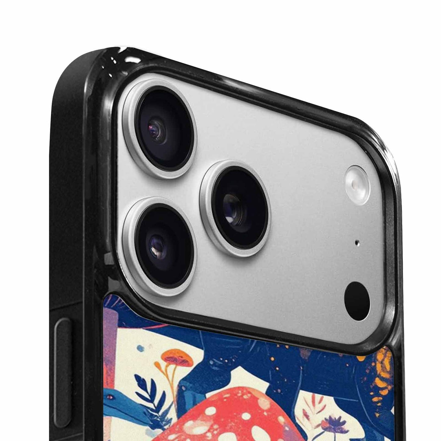 iPhone 17 Pro Case — Vintage Dinosaurs Mushroom Retro Vintage, Custom Designed Case Cover
