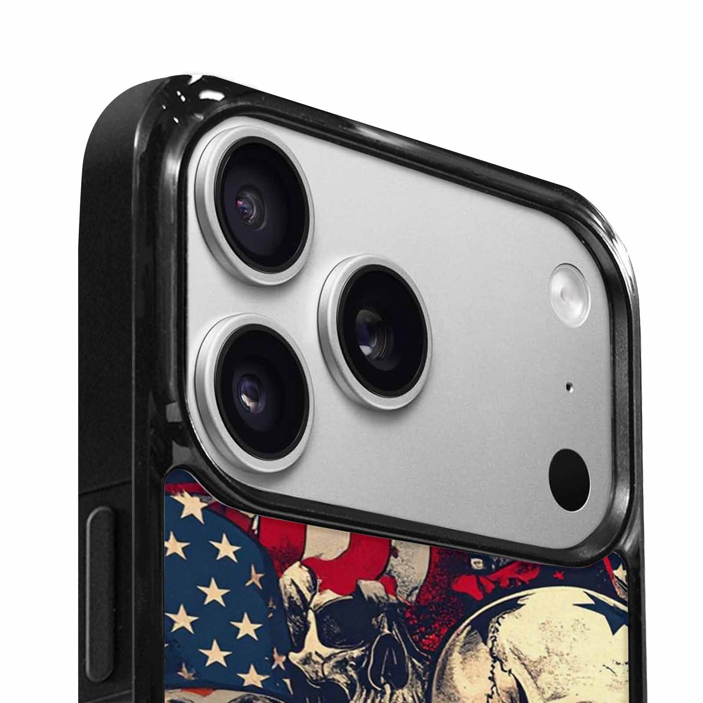 iPhone 17 Pro Case — Skull Dark Art Gothic Print Gothic, Custom Made Phone Cover