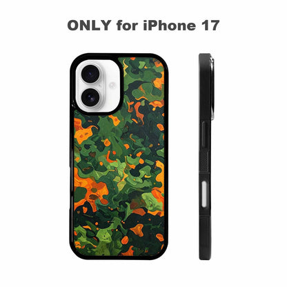 iPhone 17 Case — Small Military Camouflage Blotch Camo, Unique Phone Case Design