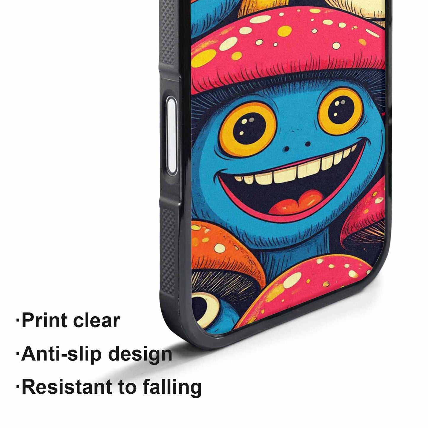 iPhone 17 Pro Max Case — Retro Mushroom Cartoon Art Retro Vintage, Custom Made Phone Cover