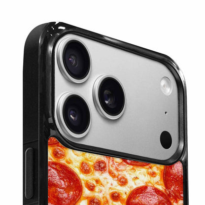 iPhone 17 Pro Case — Pepperoni Pizza Print Original Art, Custom Made Phone Cover