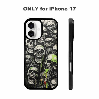 iPhone 17 Case — Rainbow From Skull\'s Mouth Gothic Skulls, Custom Designed Case Cover