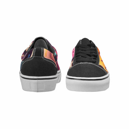 WOMEN'S Ice Cream Monsters  Lace-Up Canvas Y2K Custom Shoes