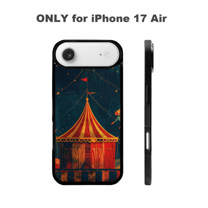 iPhone 17 Air Case — Vintage Circus Art Pattern Retro Vintage, Unique Phone Case Design