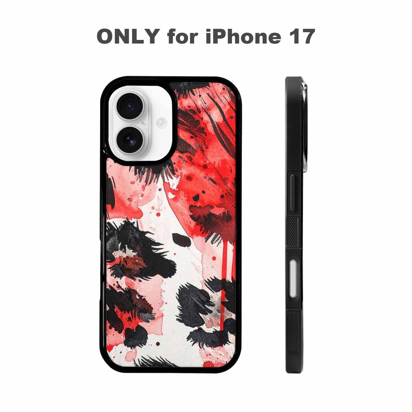 iPhone 17 Case — Animal Print (black &amp; Animal Print, Custom Designed Case Cover