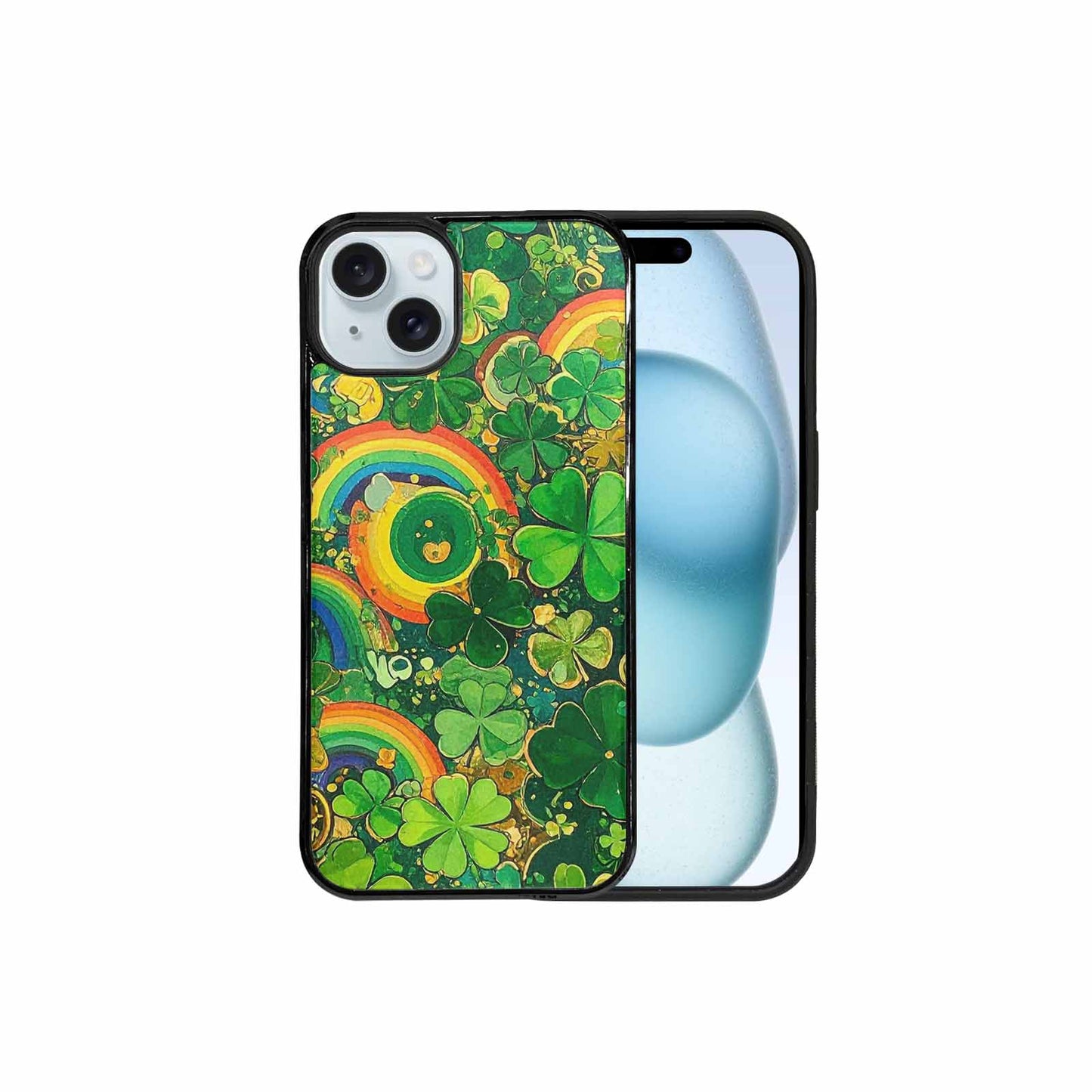 iPhone 15 Plus Case — St Patrick\'s Clover St Patrick\'s Clover, Custom Made Phone Cover