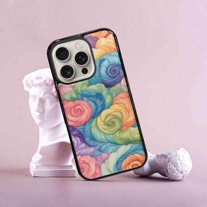 iPhone 16 Pro Case — Tie Dye Swirls Tie Dye Swirls, Custom Print Case Cover