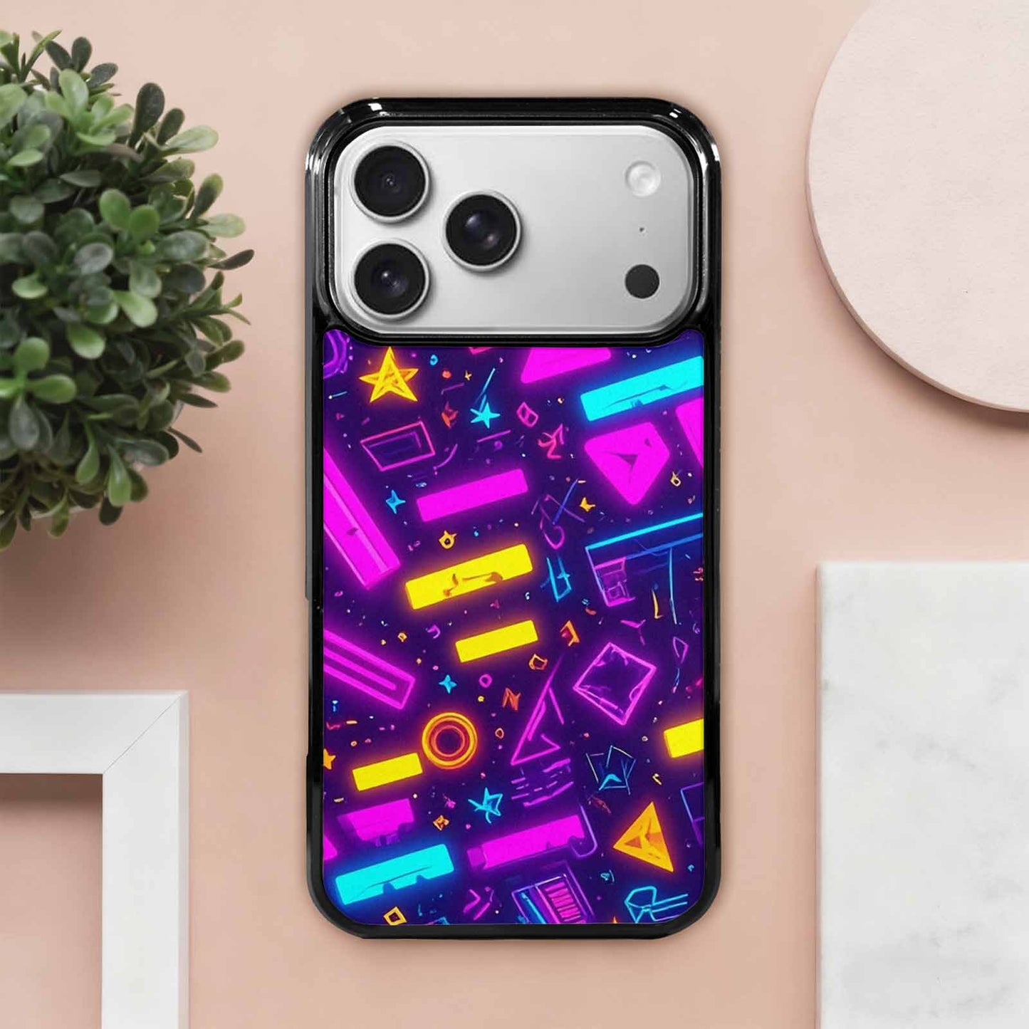 iPhone 17 Pro Max Case — Retro Motif Retro Motifs Retro Vintage, Custom Print Case Cover