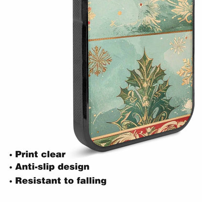 iPhone 15 Plus Case — Christmas Wrapping Paper Pattern Art Wallpaper, Original Design Phone Case
