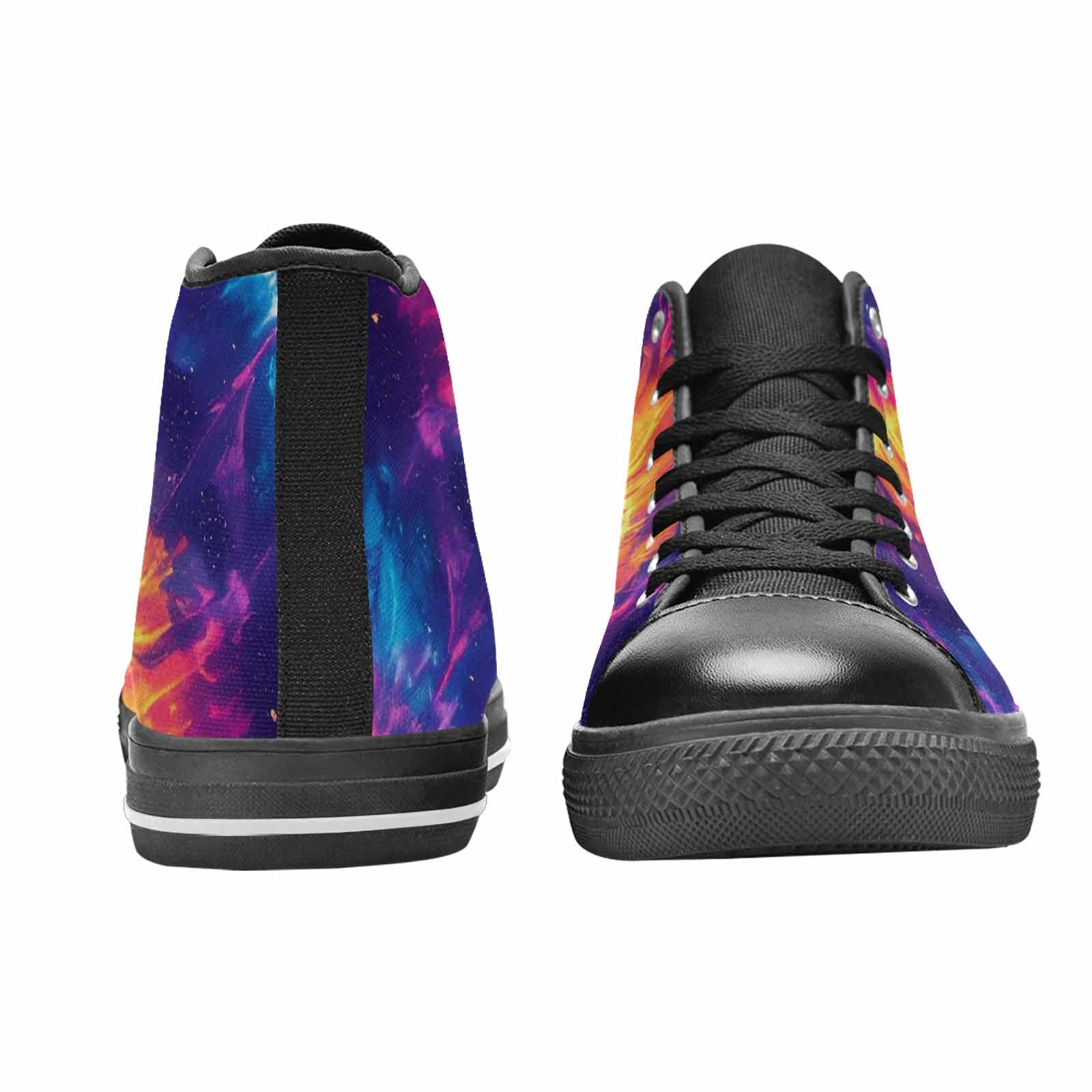 MEN'S Tie Dye Galaxy High Top Canvas Surreal Sneakers