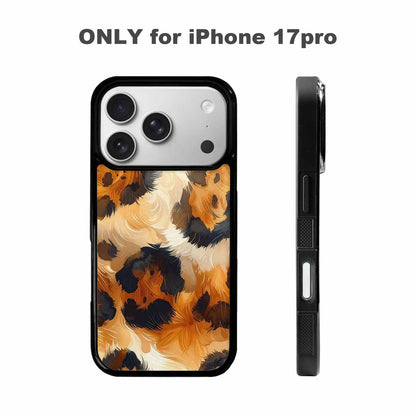 iPhone 17 Pro Case — Leopard Soft Airbrush Gradient Animal Print, Custom Print Case Cover
