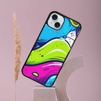 iPhone 15 Plus Case — Acid Wash Cartoon Custom Personalized Phone, Custom Printed Phone Case