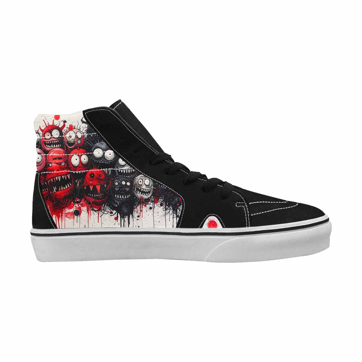 MEN'S Monsters (general) High Top Canvas Dark Academia Custom Sneakers