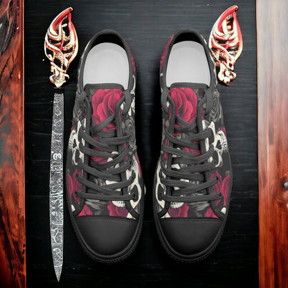 Monarch Navy Indigo Unique Bold Art - Freaky Shoes | Custom Art Sneakers