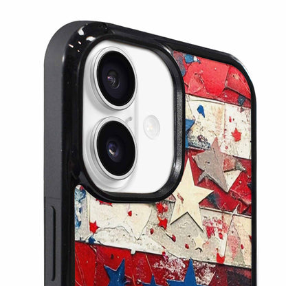iPhone 17 Case — Patriotic Stars And Stripes Galaxy Space, Custom Made Phone Cover