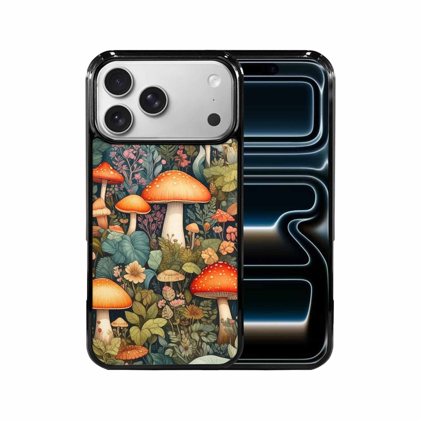iPhone 17 Pro Max Case — Mushrooms Botanicalmushrooms P Nqy Floral, Custom Print Case Cover