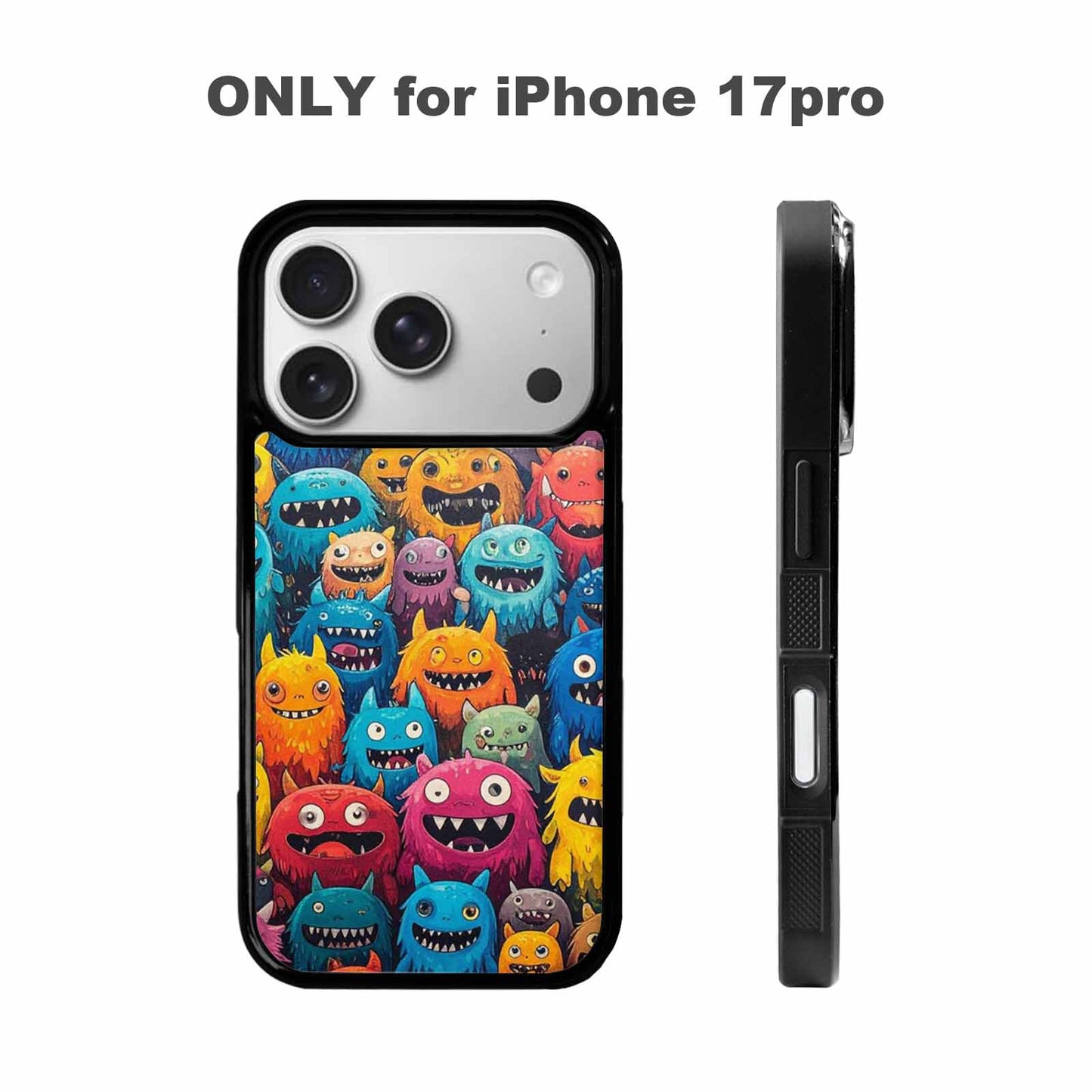iPhone 17 Pro Case — Monsters General Cartoon Monst V6k Cartoon, Custom Designed Case Cover