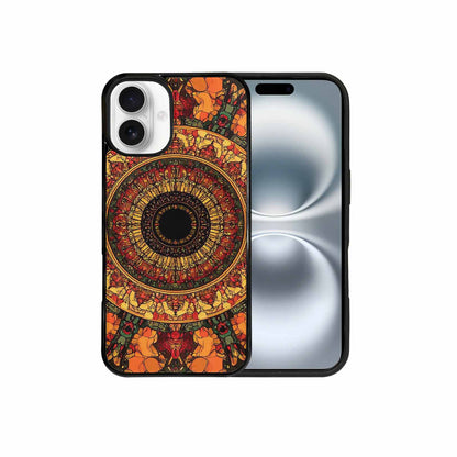 iPhone 16 Plus Case — Mandala Lions Art Seamless Pattern Vibrant, Custom Designed Case Cover
