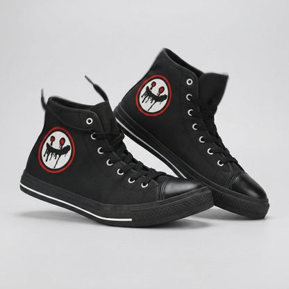 MEN'S Clean Logo Face Art Custom Sneakers | Freaky Shoes®