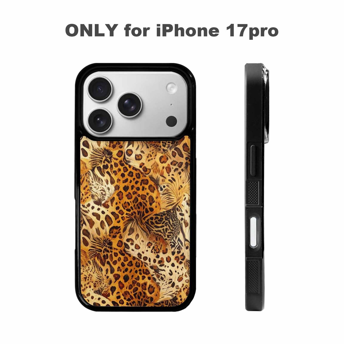 iPhone 17 Pro Case — Small Animal Print Pattern Randomly Animal, Custom Designed Case Cover