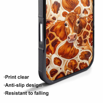 iPhone 17 Air Case — Small Cow Animal Print Skin Animal, Custom Print Case Cover
