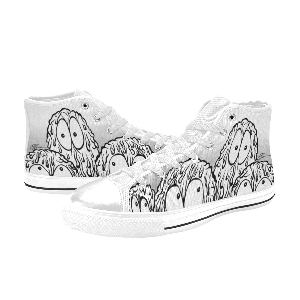 WOMEN'S Monsters High Top Canvas Aesthetic Sneakers