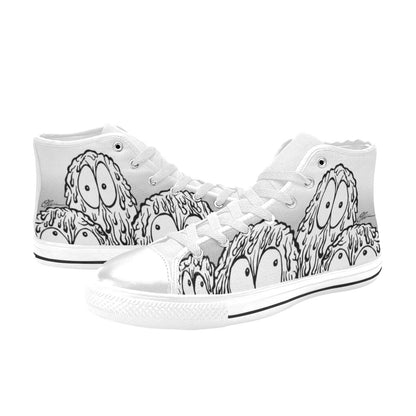 WOMEN'S Monsters High Top Canvas Aesthetic Sneakers