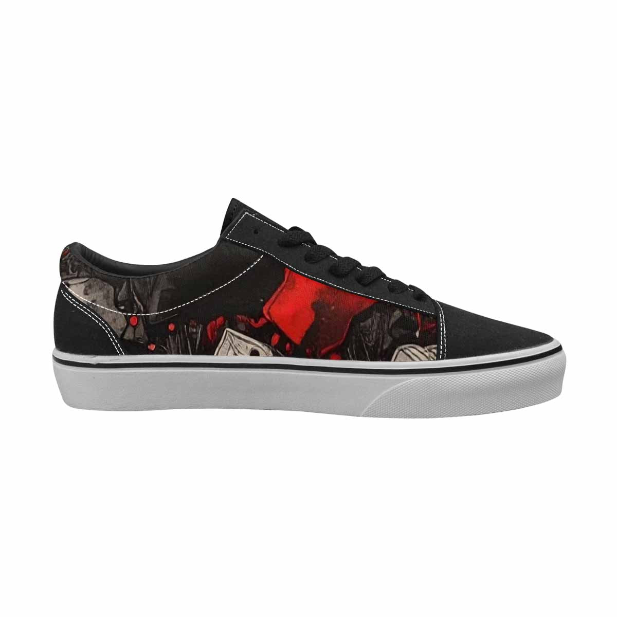 WOMEN'S Camo Patches Lace-Up Canvas Neon Fantasy Shoes