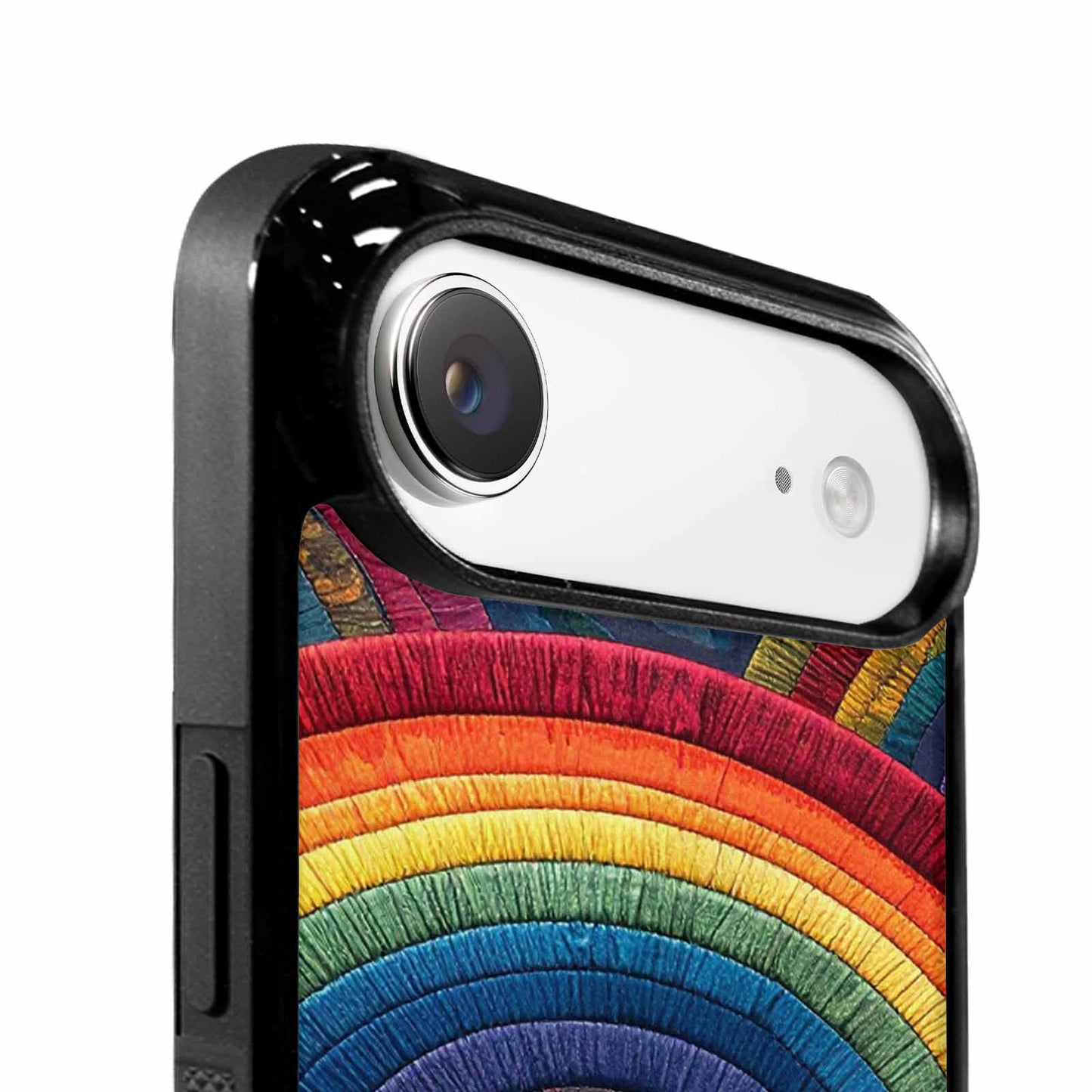 iPhone 17 Air Case — Vivid Camo Rainbow Arc Camo, Custom Art Phone Cover
