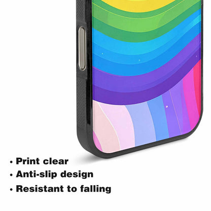 iPhone 16 Pro Case — Rainbow Pride, Personalized Phone Case