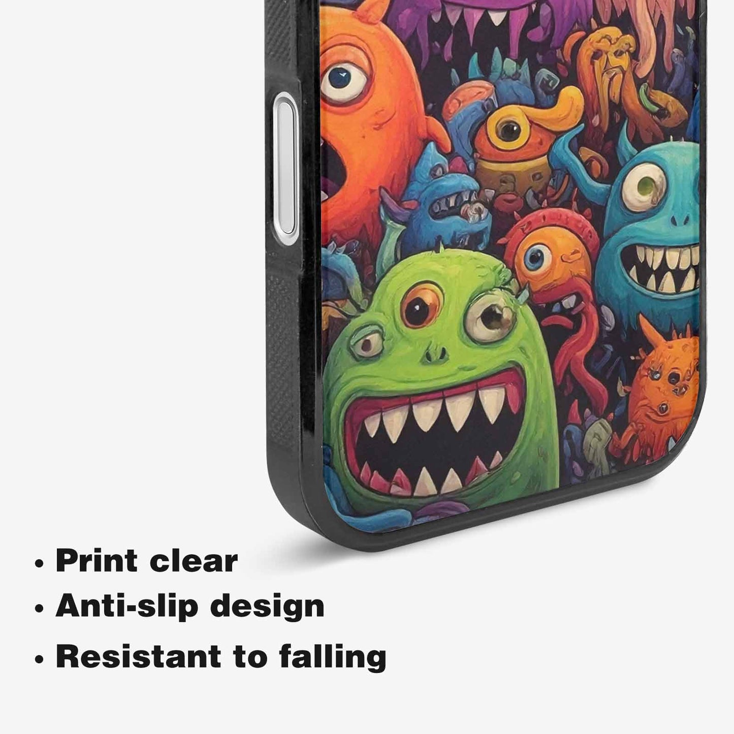 iPhone 16 Case — Monsters General Cartoon Monst, Custom Printed Phone Case