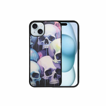 iPhone 15 Plus Case — Dark Black And White Color Tone, Custom Made Phone Cover