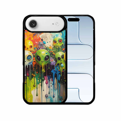 iPhone 17 Air Case — Aliens Camomelting Aliens Patt Q9t Alien, Custom Print Case Cover