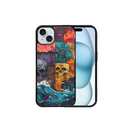 iPhone 15 Plus Case — Pirate Skull Flag Pirate Skull Flag, Customized Protective Case