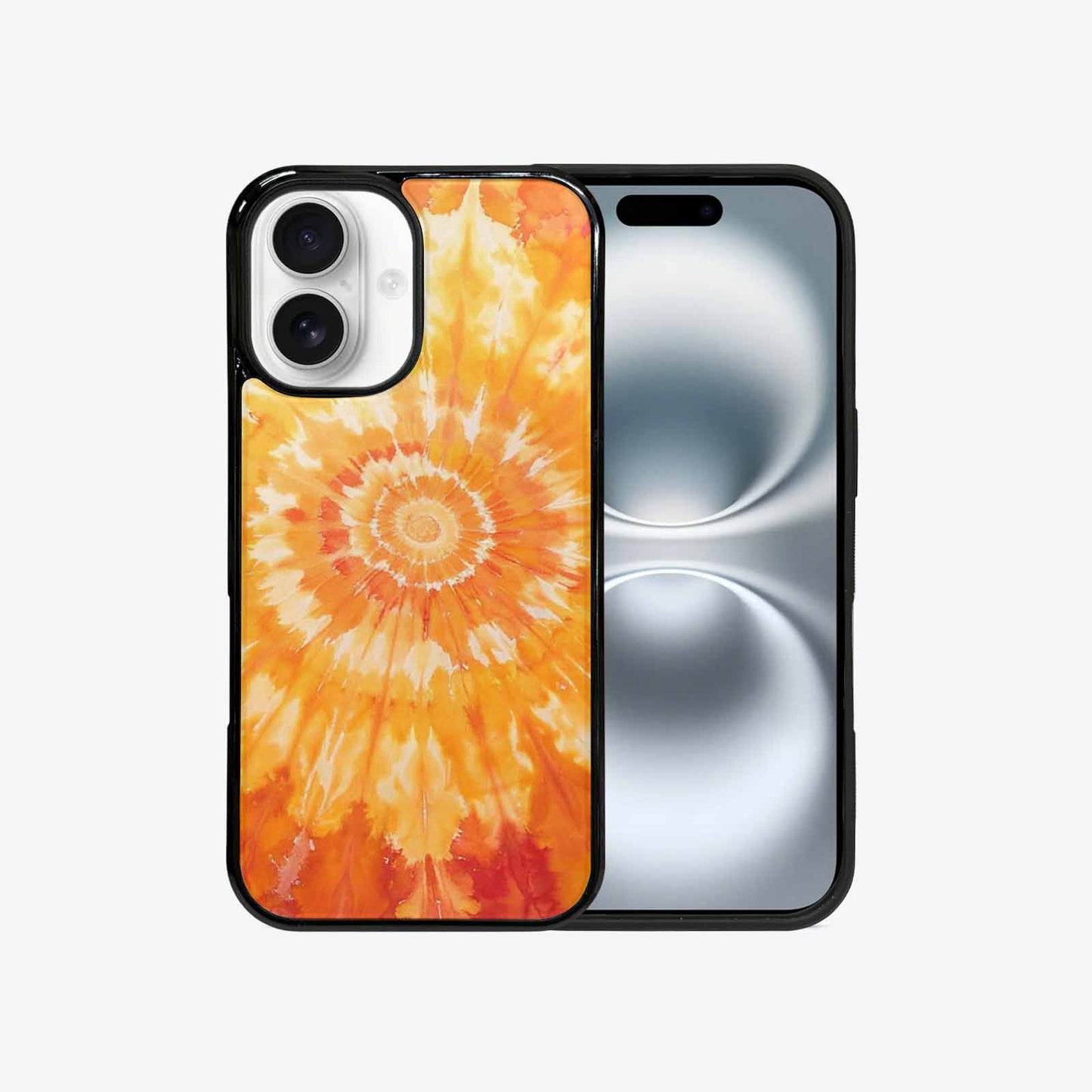 iPhone 16 Case — Ombre Tie Dye Warm, Custom Phone Case