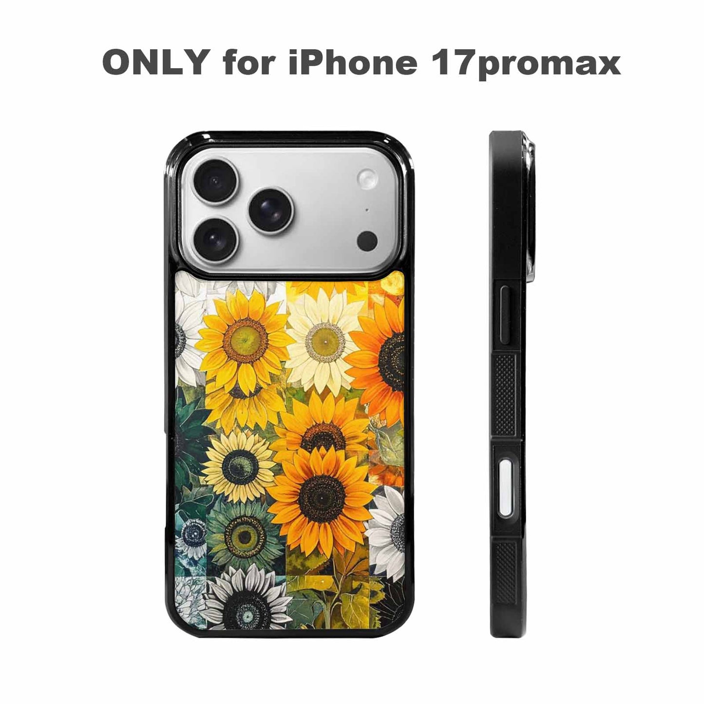 iPhone 17 Pro Max Case — Blend Melt Them Together Floral, Personalized Phone Case