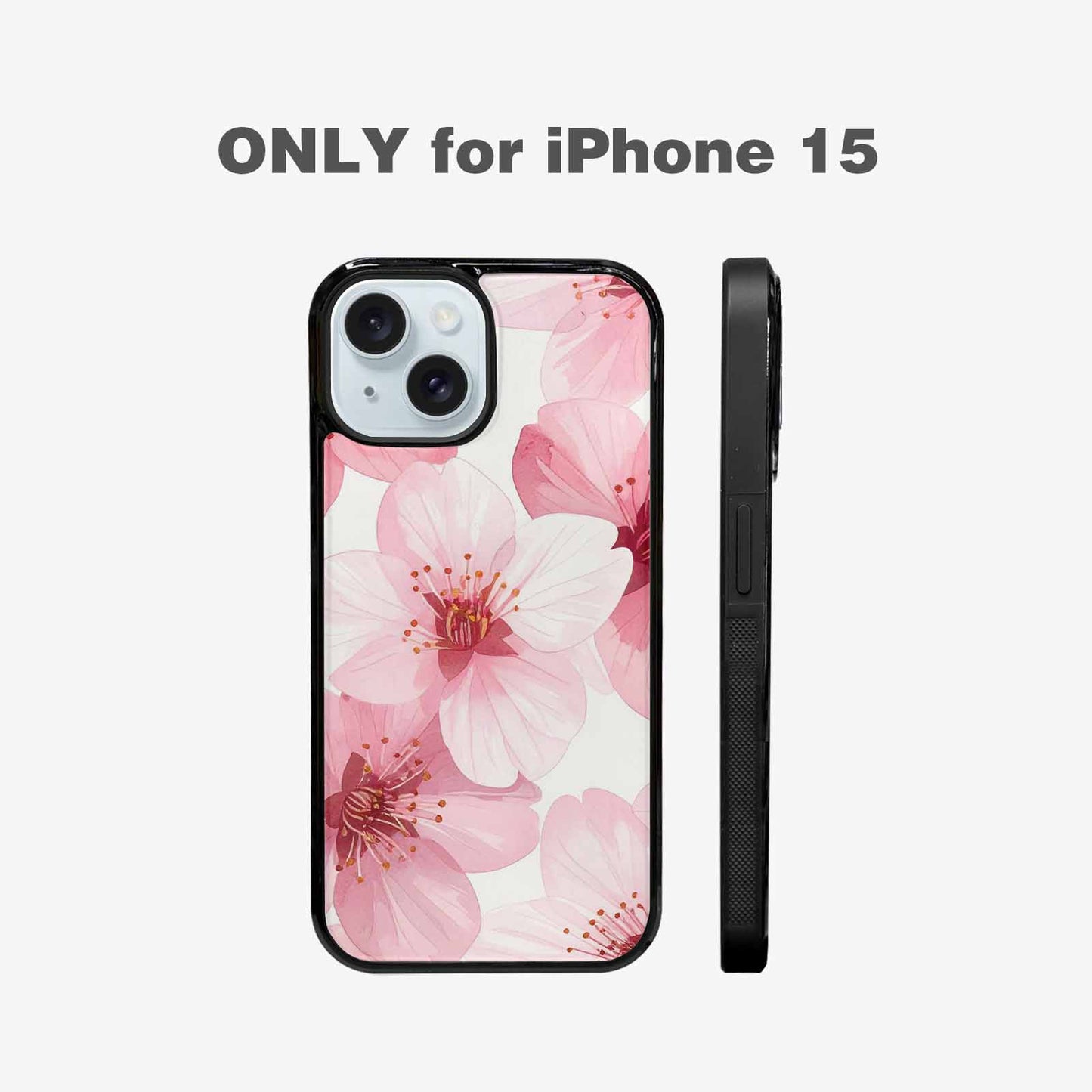 iPhone 15 Case — Japanese Cherry Blossom, Personalized Phone Case